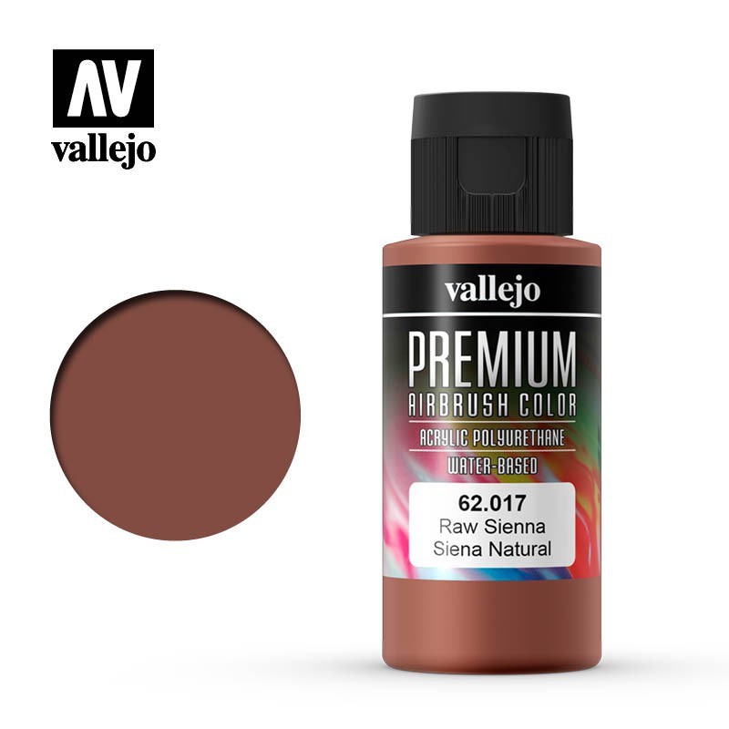 Vallejo - Peinture aérographe acrylique premium - Terre de Sienne - 60ml
