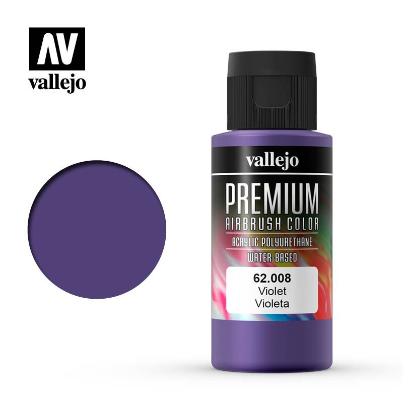 Vallejo - Peinture aérographe acrylique premium - Violet - 60ml
