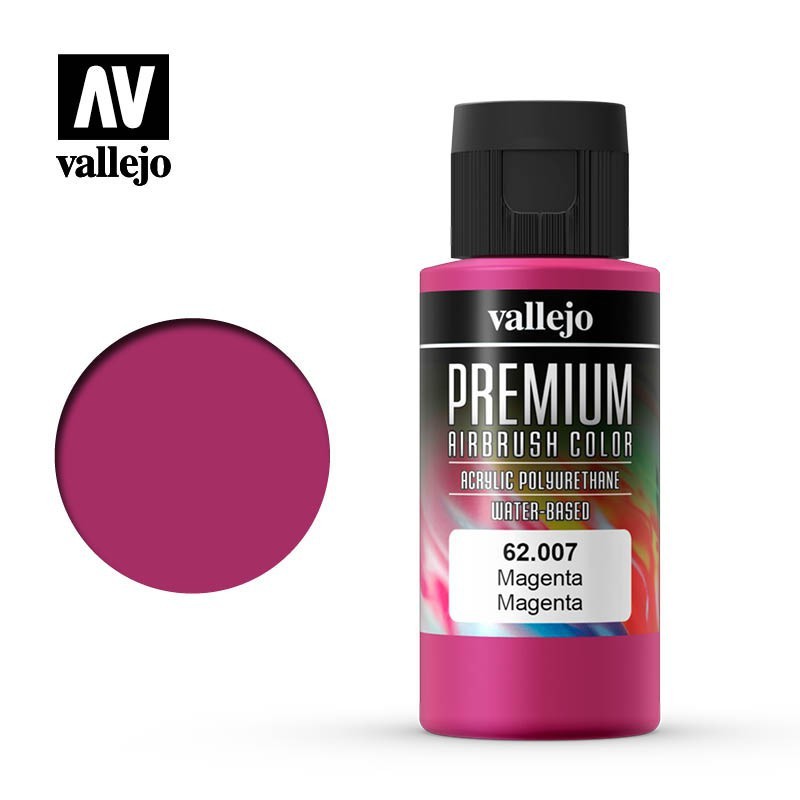 Vallejo - Peinture aérographe acrylique premium - Magenta - 60ml