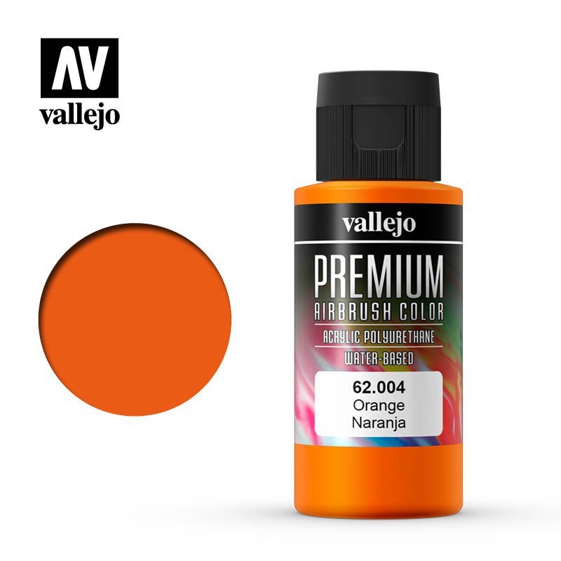 Vallejo - Peinture aérographe acrylique premium - Orange - 60ml