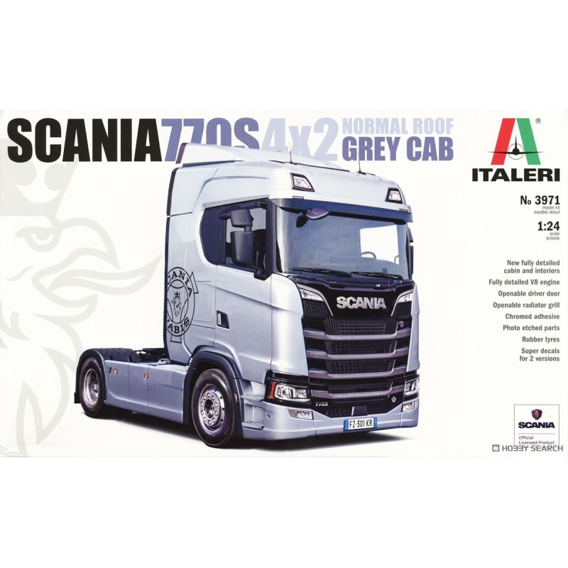 Italeri - Maquette - Camion Scania S770 toit normal - 1:24+