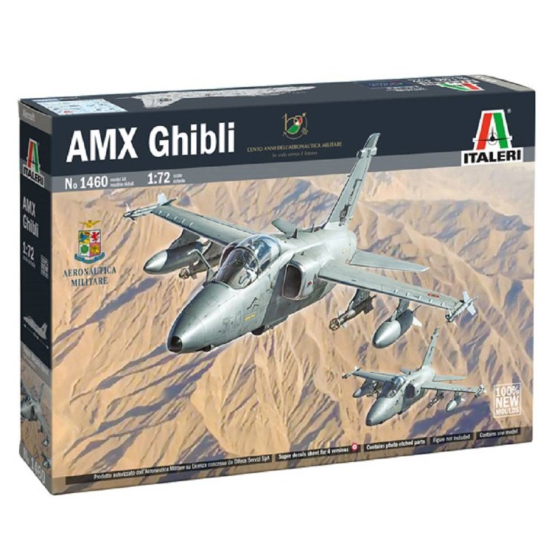 Italeri - Maquette - Avion AMX Ghibli - 1:72