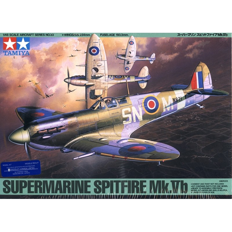 Tamiya - Maquette - Supermarine Spitfire MkVB - 1:48