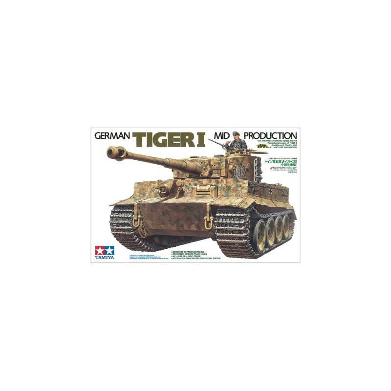 Tamiya - Maquette - Tank allemand tiger - 1:35