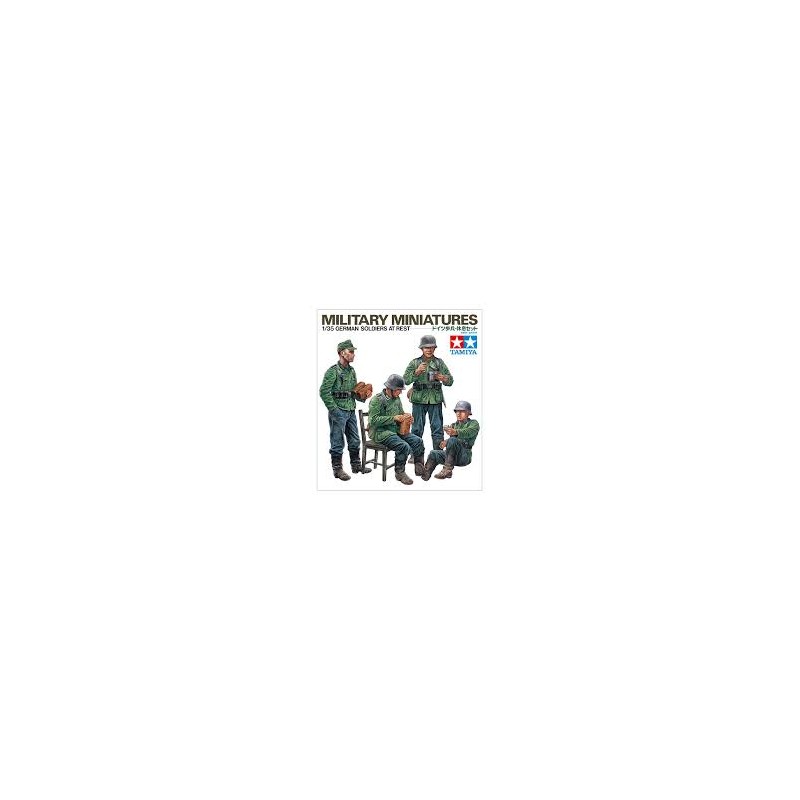 Tamiya - Maquette - Soldats allemands au repos - 1:35