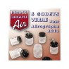 Vallejo - 6 godets en verre 22ml pour aérographe A011