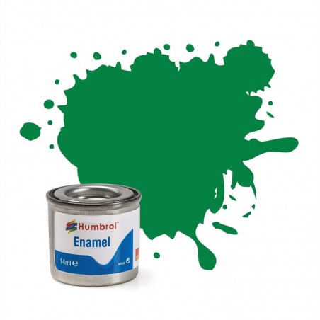 Humbrol - Enamel H2 - Peinture - Vert emeraude brillant - 14 ml