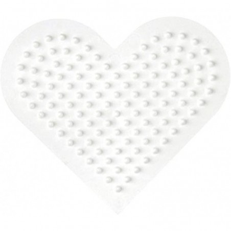 Hama - Perles - 236 - Taille Midi - Plaque petit coeur