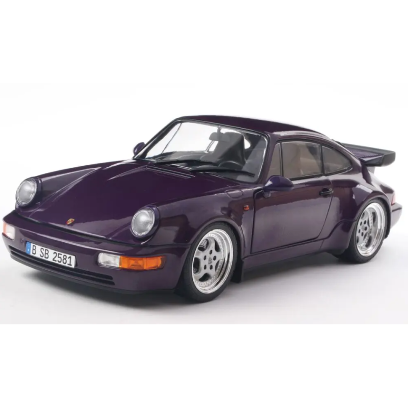 Solido - Porsche 911 turbo violet 1990 - 1:18
