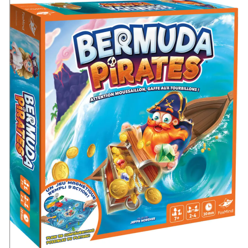 Asmodee - Jeu de société - Bermuda Pirates