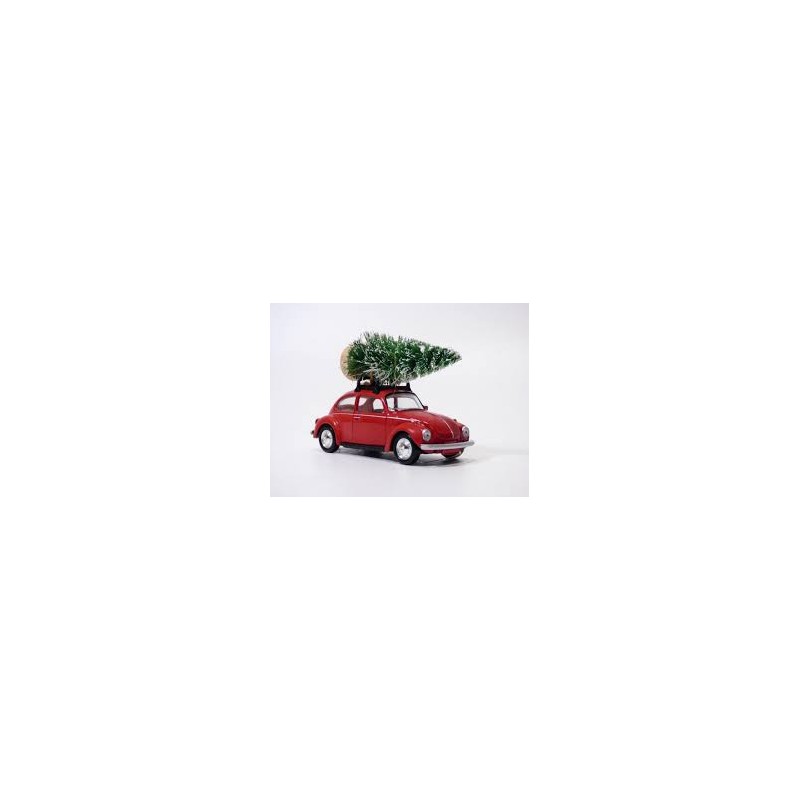 Norev - Volkswagen beetle rouge et vert Noël 1973 - 1:43