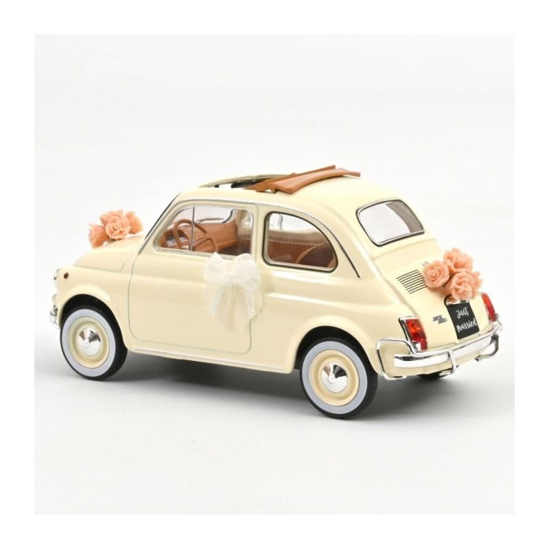 Norev - Fiat 500L 1968 Ivoire - 1:18