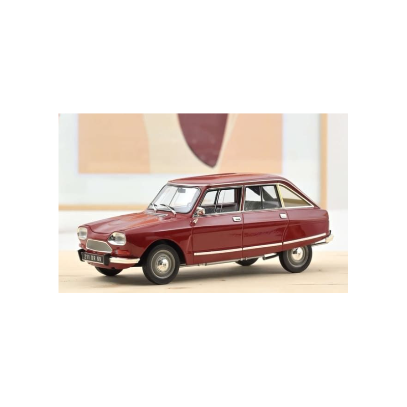 Norev - Citroen Ami 8 Club 1969 Massena rouge - 1:18