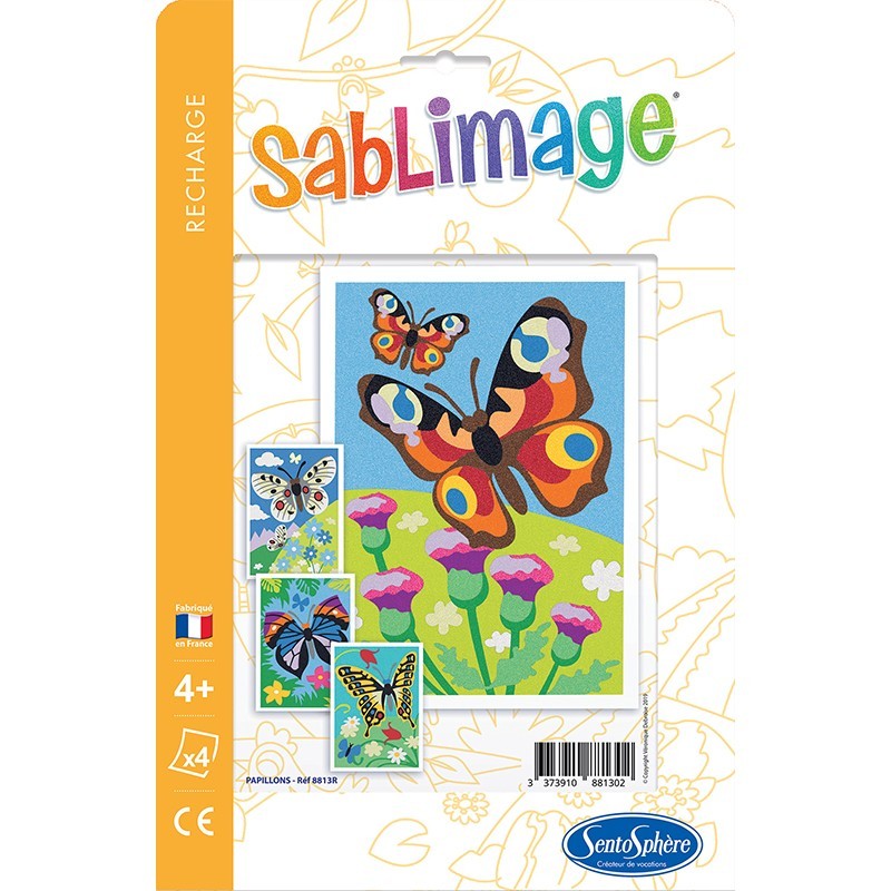 Sentosphère - Recharge sablimage - Papillons