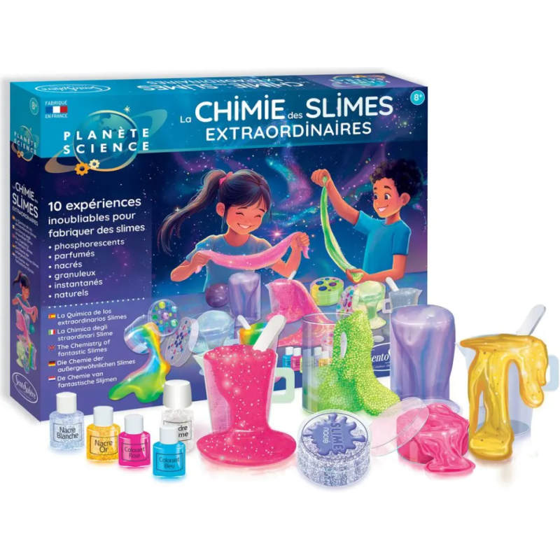 Sentosphère - Coffret scientifique - La chimie des Slimes extraordinaires