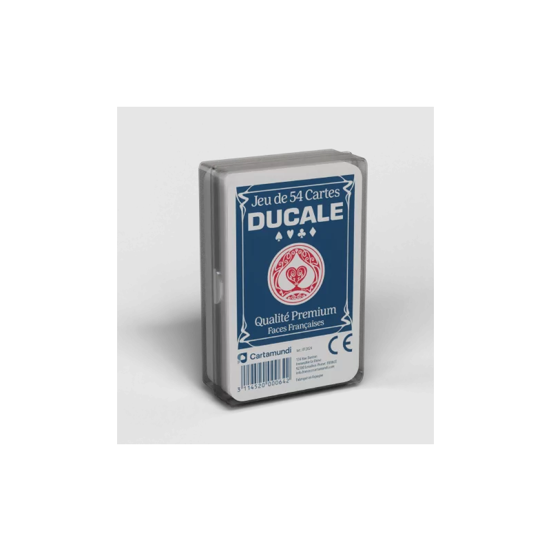 Ducale - Jeu de 54 cartes en boite plastique