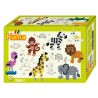 Hama - 3510 - Boite 2000 perles MIDI - Le zoo