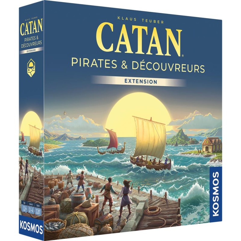 Asmodee - Jeu de société - Catan - Extension Pirates et découvreurs