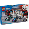 Lego - City - 60444 - Garage de F1 et voitures