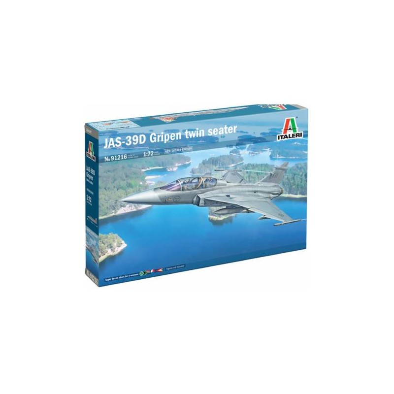 Italeri - Maquette - JAS-39D Gripen Biplace - 1:72
