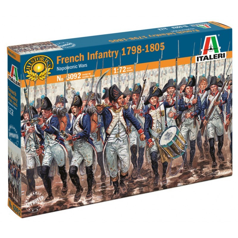 Italeri - Maquette - Infanterie francaise napoléoniennes 1805 - 1:72