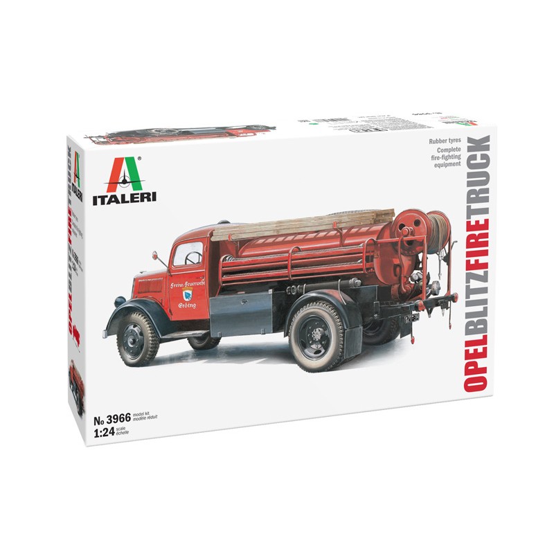 Italeri - Maquette - Camion Opel Blitz Pompiers - 1:24