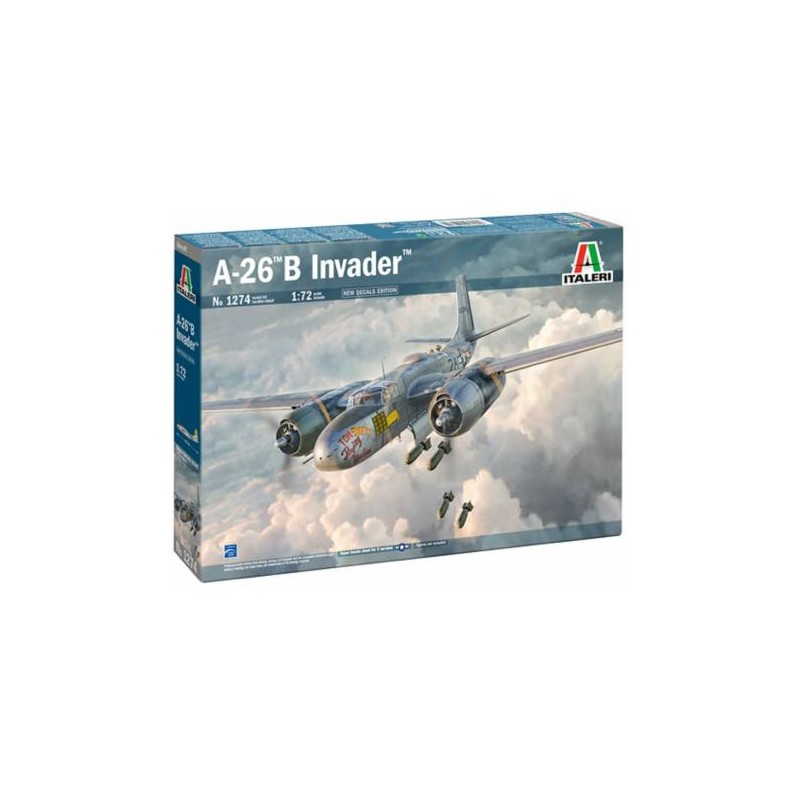 Italeri - Maquette - Avion A26 A/B Invader - 1:72
