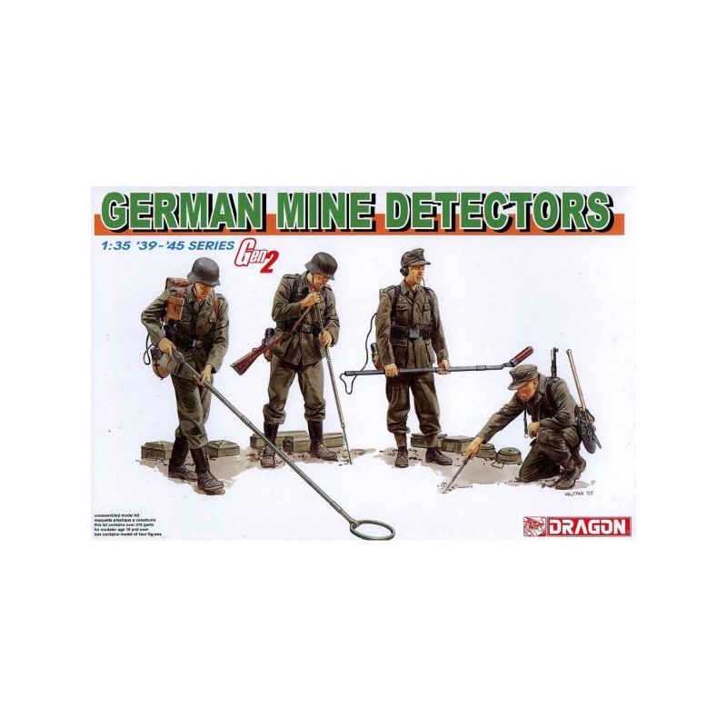 Dragon - Maquette - Détecteurs de mines allemands - 1:35