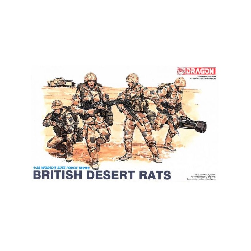 Dragon - Maquette - Rats du desert britannique - 1:35