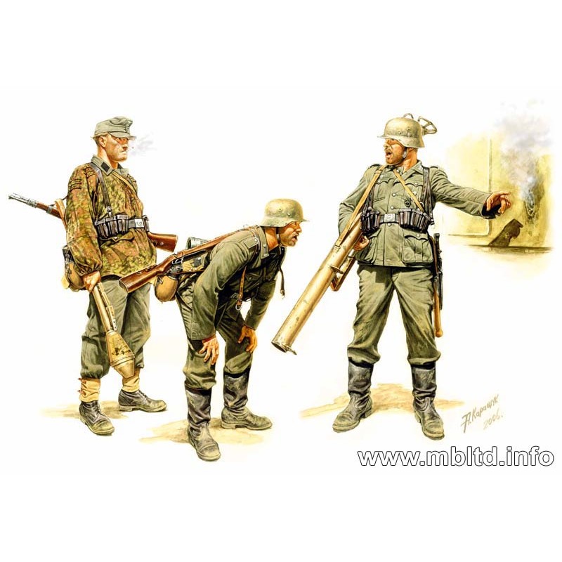 Master Box - Maquette - Groupe antichar allemand 1944 - 1:35