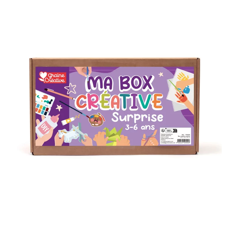 Graine créative - Ma box créative surprise n3 - 3 à 6 ans