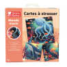 Graine créative - Cartes à strasser - Monde marin