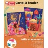 Graine créative - Cartes à broder - Les mille et une nuits