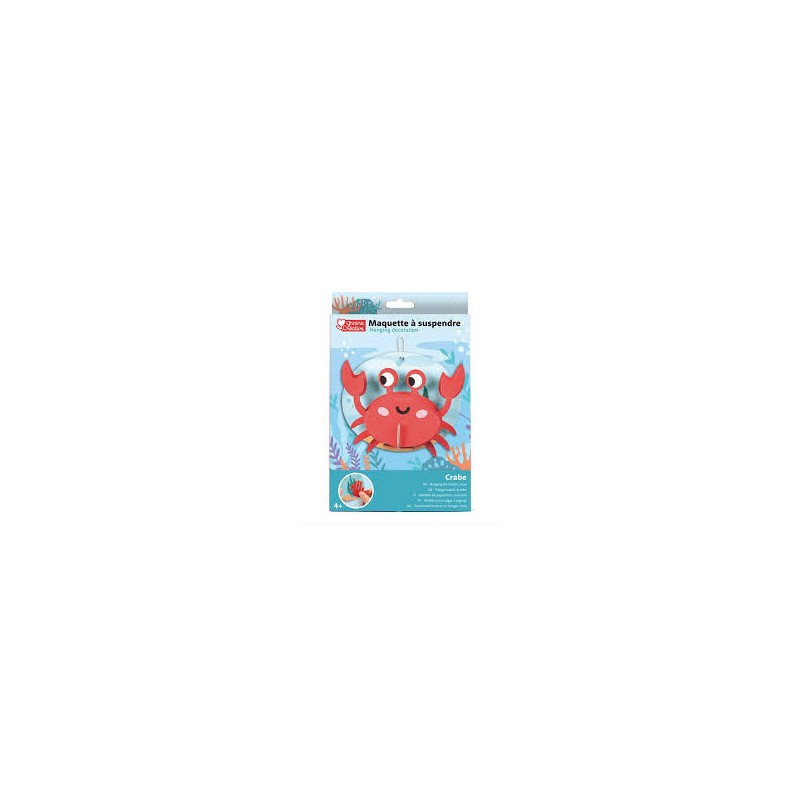 Graine créative - Maquette 3D à suspendre - Crabe