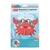 Graine créative - Maquette 3D à suspendre - Crabe