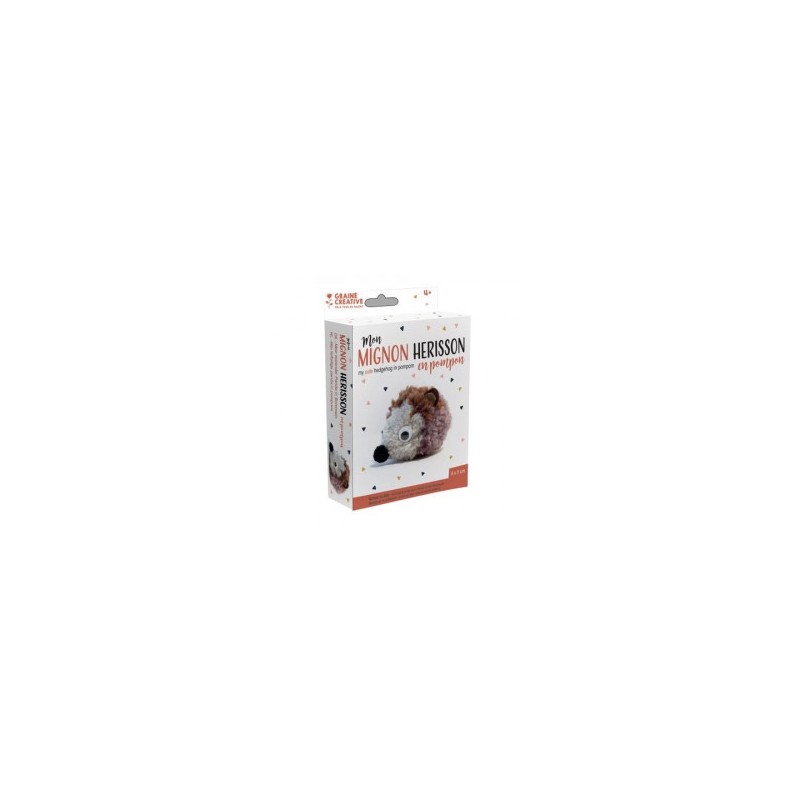 Graine créative - Coffret pompons - Hérisson