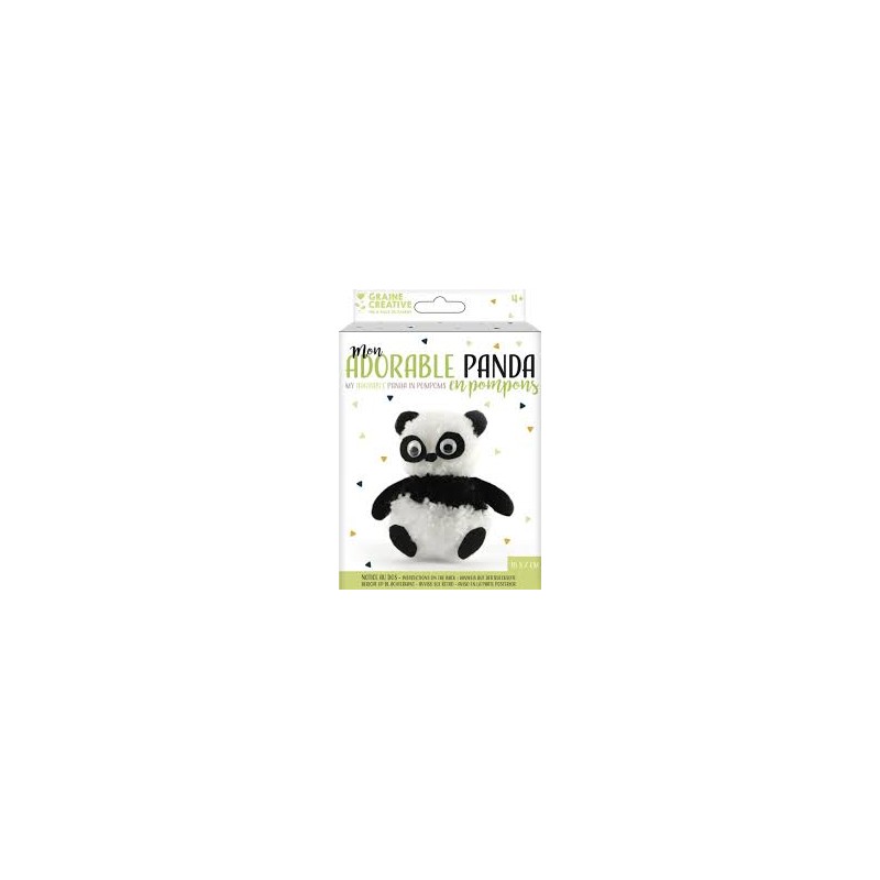 Graine créative - Coffret pompons - Panda
