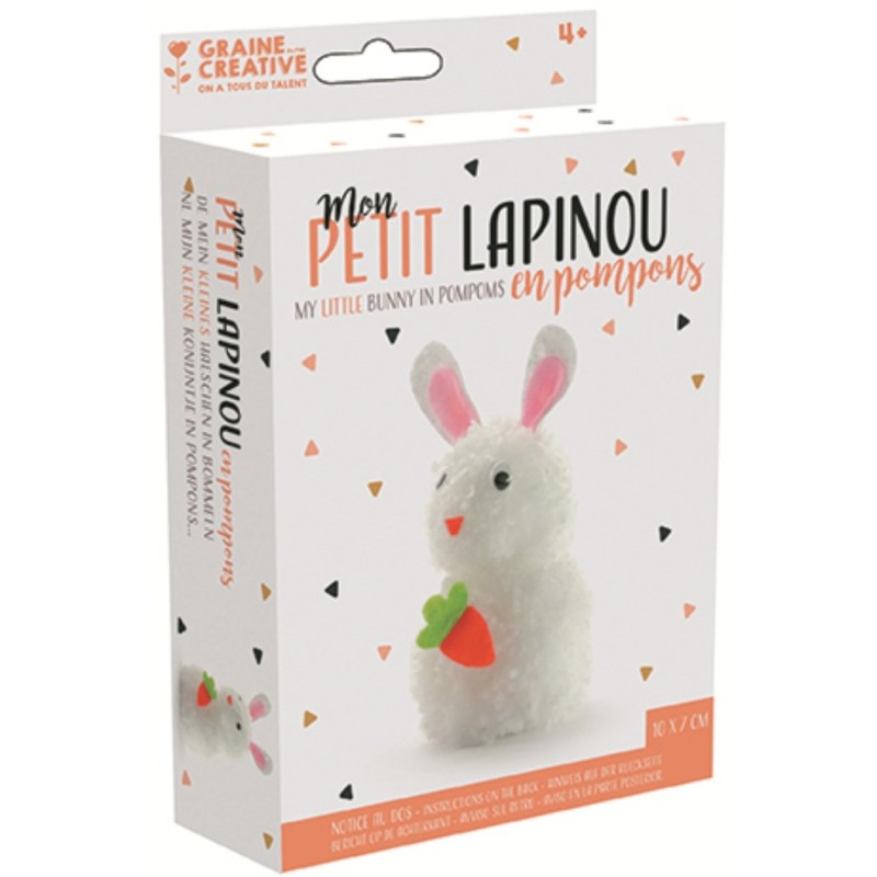 Graine créative - Coffret pompons - Lapinou