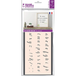 Graine créative - Pochoir...