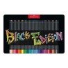 Faber-Castell - Boite de 36 crayons de couleur Black Edition