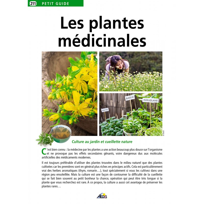 Aedis collection - Numéro 211 - Les plantes médicinales
