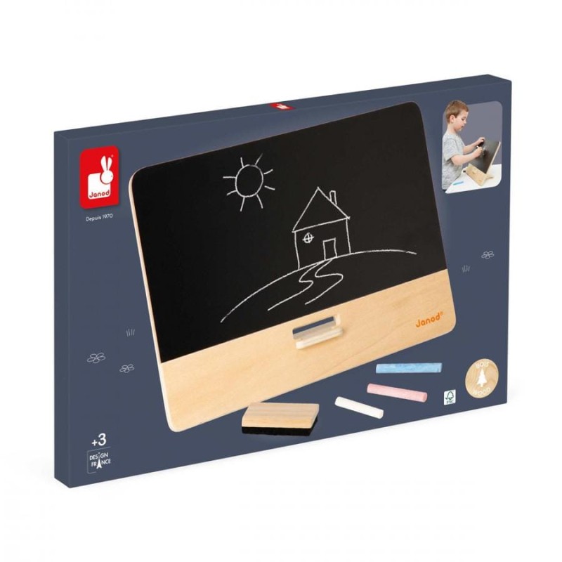 Janod - Tableau noir intemporel en bois