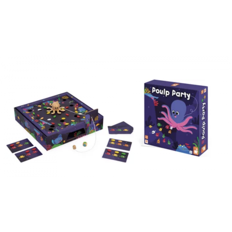 Janod - Jeu de société - poulp Party