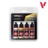 Vallejo - Set de 4 peintures acryliques - Teintes or métal