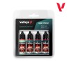 Vallejo - Set de 4 peintures acryliques - Teintes turquoise