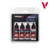 Vallejo - Set de 4 peintures acryliques - Teintes ultramarines