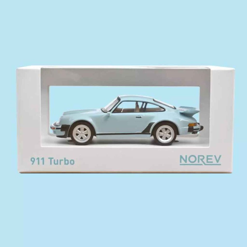 Norev - Véhicule miniature - Porsche 911 Turbo 1978 bleu - 1:43