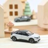 Norev - Véhicule miniature - Citroen C4 2025 blanc okeonite et noir - 1:64