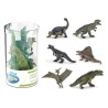 Papo - Tubo mini plus - 6 figurines dinosaures