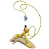 Plastoy - Figurine de collection - Marsupilami et piranha - 18cm